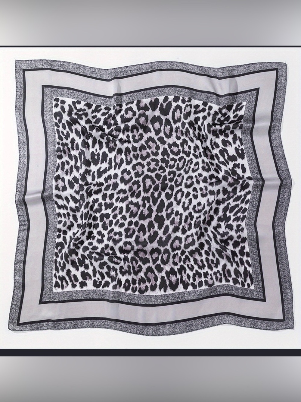 Leopard Print Square Scarf | NWOT